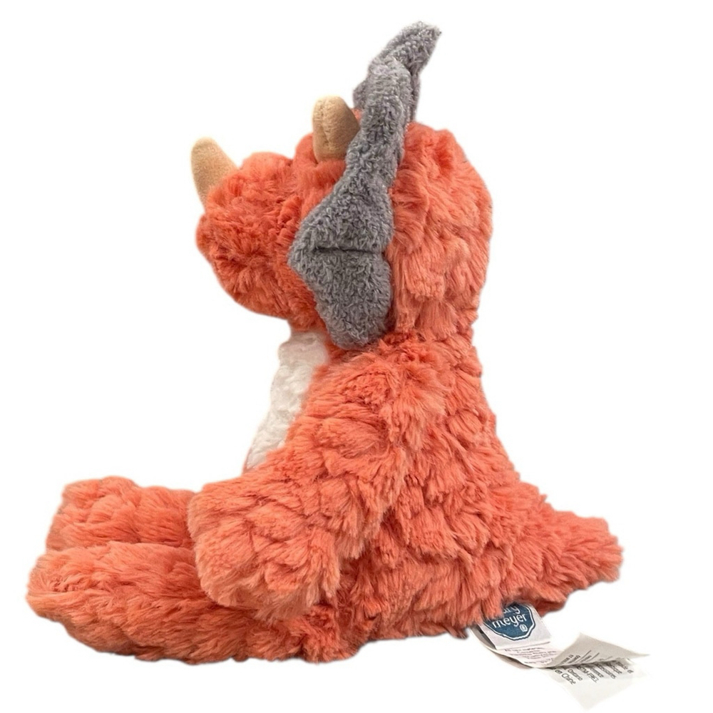 Mary Meyer Putty Dino Dinosaur Plush Lovey Triceratops Stuffed Animal Baby Toy - Picture 3 of 10